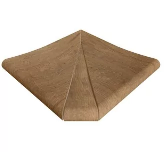 Rosa Gres Alma Honey SE3 porcelain stoneware edge for swimming pool,  31 x 31 x 2.6 cm, anti-slip