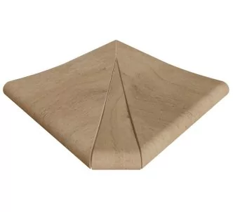 Rosa Gres Alma Pure SE3 porcelain stoneware edge for swimming pool,  31 x 31 x 2.6 cm, anti-slip