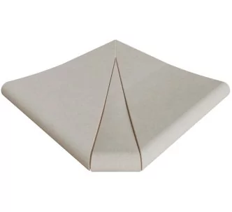 Rosa Gres Mistery White SE3 porcelain stoneware edge for swimming pool,  31 x 31 x 2.6 cm, anti-slip