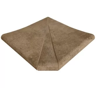 Rosa Gres Stela Dark SE3 porcelain stoneware edge for swimming pool,  31 x 31 x 2.6 cm, anti-slip