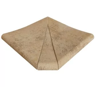 Rosa Gres Stela Golden SE3 porcelain stoneware edge for swimming pool,  31 x 31 x 2.6 cm, anti-slip