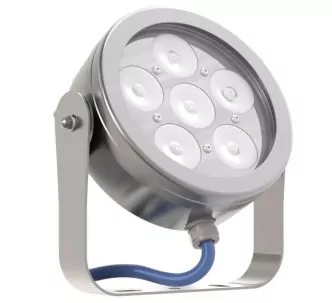 Teclumen Corallo 6 RGBW LED fountain light,100 W, 25 degree beam angle